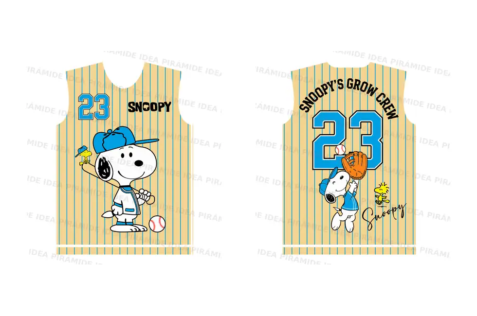 Frente y espalda de Adulto 3 Snoopy