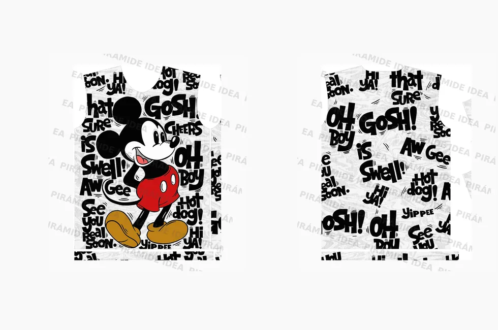 Frente y espalda de Mickey 2