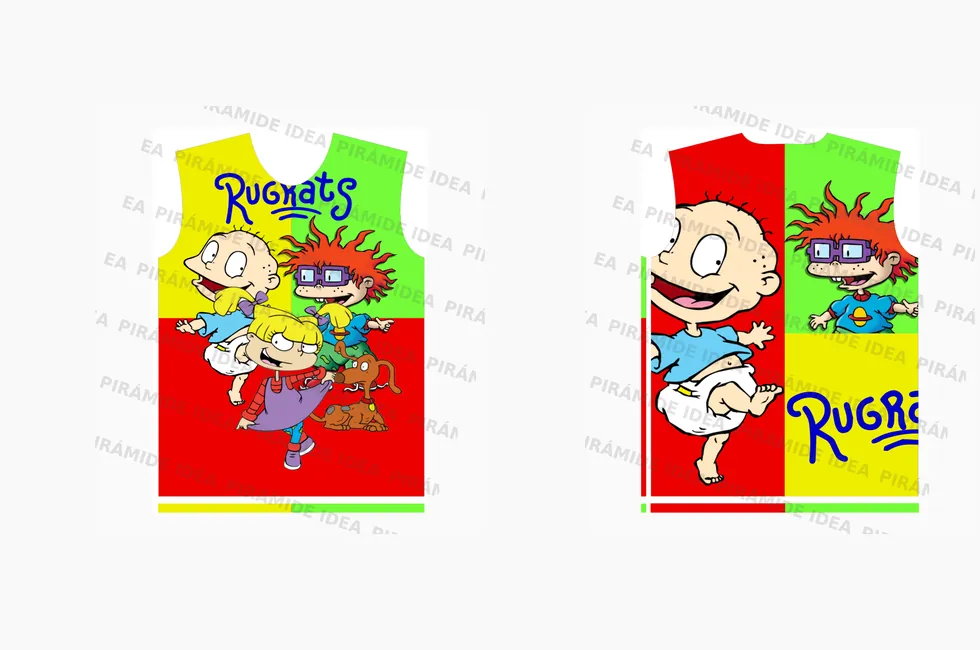 Frente y espalda de Rugrats